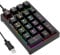 JPHTEK Number Pad, Mechanical USB Wired Numeric Keypad with RGB LED Backlit 21 Key Numpad,Mechanical Numeric Keypad for Laptop Desktop Computer PC Blue Switch (Black)