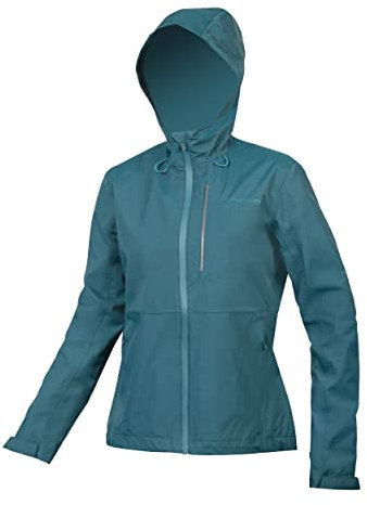 Endura Damen Hummvee Wasserdichte Kapuzenjacke MTB Fahrradjacke Deep Teal, X-Large, grün_dunkel