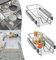 YARDIN 4 Stück Teleskopschublade Küchen Organizer Schrankauszug Küchenschublade, Küchenschrank Regal Einsatz Schlafzimmerschublade Schrankkörbe für Schlafzimmerschränke mit Schienensystem, 30cm
