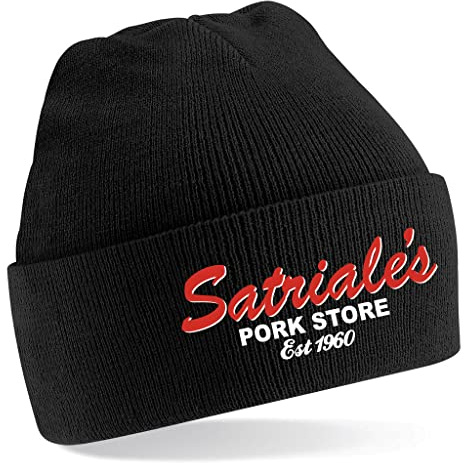 Postees Satriale's Pork Store Inspired By The Sopranos Embroidered Beanie