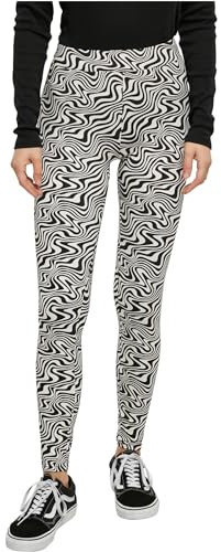 Urban Classics Damen Leggings Ladies Soft AOP Leggings psychedelicblack 4XL