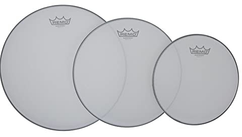 Remo Schlagzeugfell Silent Stroke Tom Pack – 12, 13, 16 – PP-2272-SN | Mesh-Felle in 12, 13 und 16 Zoll für zwei Hängetoms und eine Stand-Tom; für leises Üben.