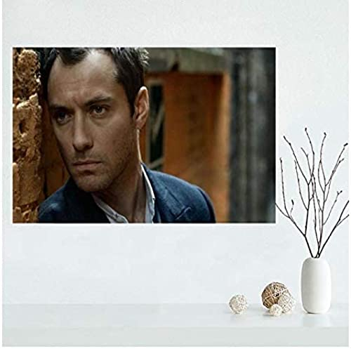 Poster Jude Law Filmschauspieler Produzent Poster Foto Porträt Bilder Poster Und Drucke Leinwand Malerei Home Decor 50X70Cm Kein Rahmen