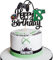 Xsstarmi 1 Pack Video Game Happy 18th Birthday Cake Topper Eighteen Cheers to 18 Years Cake Pick Gamepad Cake Decoration for Video Game Theme Happy 18th Birthday Party Supplies Black