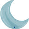36In Moon Pastel Blue Foil Balloon