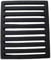 Griglia in ghisa per camini 19.5 X 23.4 X 1 CM
