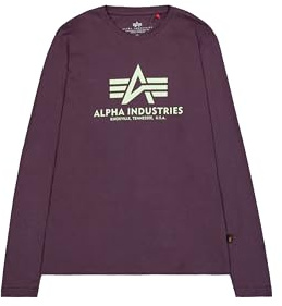 Alpha Industries Herren Basic Big Logo Longsleeve