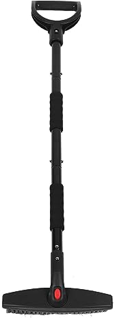 3 in 1 Schneeschaufel Set Tragbare Faltbare Schneeschaufel mit Eiskratzer Bürste Garten Camping Auto Schwarz