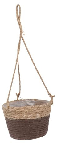INOOMP Nordic Plant Hanger Hand-knitted Hanging Basket Elegant Pot Multi-purpose Storage Home Decor