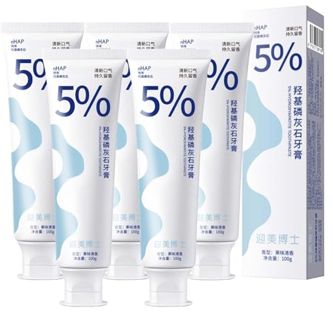 Hydroxylapatit zahnpasta, Minzgeschmack,Zahnpasta zur Reparatur von Karies,Zahnpasta Hydroxylapatit für Zahnfleischentzündungen,Natürliche Zahnpastatabletten,Fluoridfrei,Remineralisierendes Nano (5)