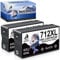 DOUBLE D 712 Schwarz Patronen für HP 712 kompatibel mit HP DesignJet T650, T630, T250, T230