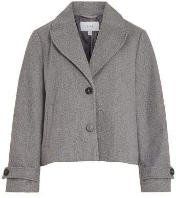 Vila Female Jacke Geknöpfte V-Ausschnitt