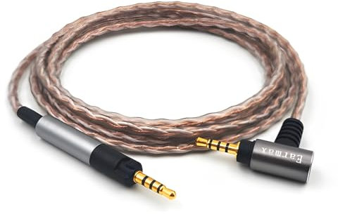 Earmax 4.4mm 3.5mm 2.5mm Replacement Upgrade OCC Balanced Cable Compatible with Sennheiser HD598cs HD518 HD558 HD559 HD569 HD579 HD598 HD598SE HD599 HD400pro HD560S HD2.30 etc. (2.5mm Balance Cable)
