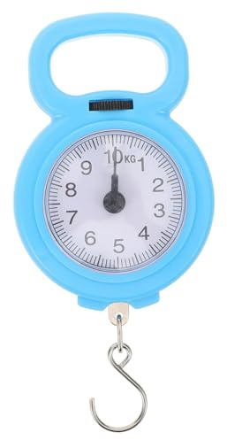 Healvian Tragbare Handwaage Mit Haken Für Gepäck Bis 40Kg Kompakte Federwaage Für Reisegepäck Und Küchenwaage Präzise Mini Waage Für Haushalt Und Outdoor