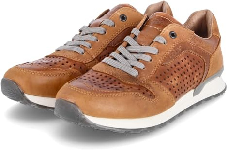 Rieker Herren Schnürhalbschuh in braun - Gr. 45
