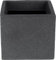 Koop Pots de jardin et de fleurs en charbon de bois effet pierre Utilisation en intérieur ou extérieur, gris, 20cm Cube