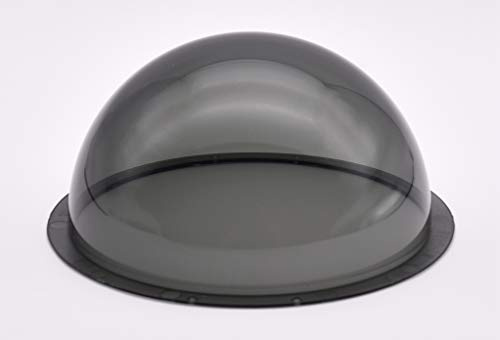JMX Acrylic/PC CCTV Replacement Tinted Camera Dome Cover Security Camera Housing (6 Inches, Smoked)