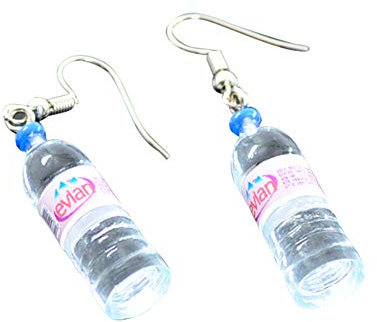 ulofpc Women Bohemian Water Bottle Pendant Earrings Drop Creative Unique Dangle Earrings