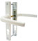Sprung Door Handle 180mm Screw Fix 70pz Old Ferco Lock Match-White