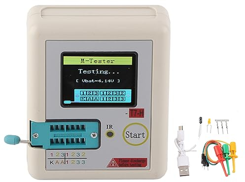 Tester Multifunzione Transistor Tester TFT TC1 per Diodo Triodo Condensatore Resistenza Esr Transistor NPN PNP MOSFET LW21