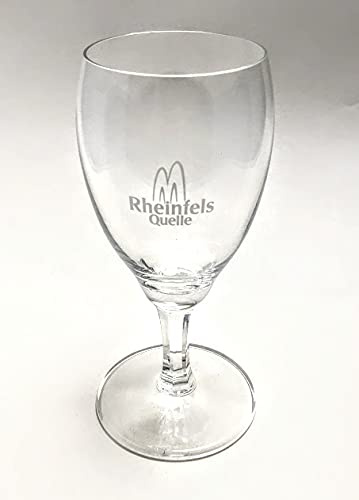 Wasserglas Rheinfels Quelle 24cl Glas Minerallwasser/Trinkglas/Gläser/Gastro/Bar