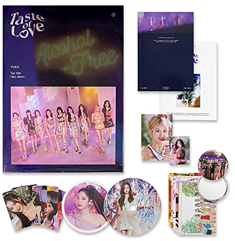 TWICE 10th Mini Album - Taste of Love [ Fallen Ver. ] Photobook + CD-R + Booklet + Lenticular + Tasting Card + Coaster + Photocard