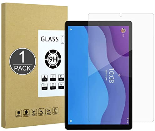 E-Hamii [1 Piezas Vidrio Templado Inastillable 9H Compatible con Huawei MediaPad T5 10.1,Protector de Pantalla[Cristal HD Claro]de 0.33 mm para