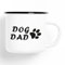 Huuraa Emaille Tasse Dog Dad Geschenk Kaffeebecher Vintage 300ml Dog Dad Geschenkidee