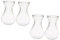 YARNOW 4stücke Glasvase Für Hyazinthen Kreative Terrarium Blumentöpfe Transparentes Design Für Moderne Tischdeko Und Pflanzenpflege Für Büro Und Zuhause