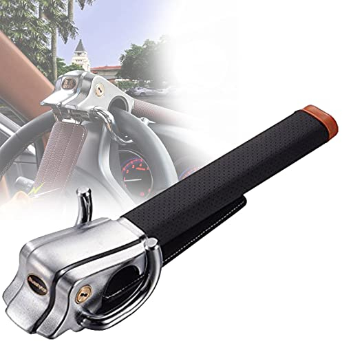 SPLAWN Lenkradkralle, Lenkradschloss für Auto, Diebstahlsicherung, Lenkradsperre für Wohnmobile, Wegfahrsperre, Schwarz, Stahl, Tastenfeld, 1 Stück, Tasche (Carrying Case), Fahrzeuge