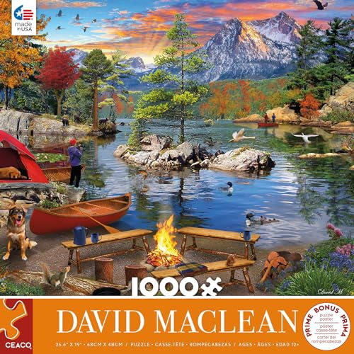 Ceaco - David Maclean - Angeln mit meinem Sohn - 1000 Teile Puzzle