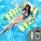Bouee Piscine Adulte, Hamac Flottant Matelas Piscine Gonflable Siege Piscine Transat(Vert)