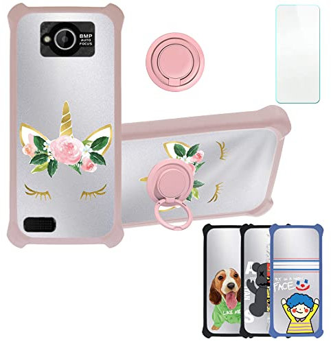 Aroepurt Cover per brondi Amico Smartphone 4G Custodia Comaptibile con brondi Amico Smartphone 4G Case Custodia Cover Supporto Premium in PU BF79 Red