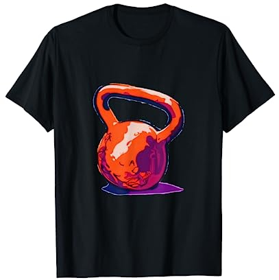 Fitnessstudio Kettlebell T-Shirt