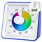 Minuteur visuel avec étui de Protection, Compte à rebours de 60 Minutes pour Enfants, autisme, TDAH, Salle de Classe, Horloge Compte à rebours pour la Gestion du Temps de réunion, Bleu Marine