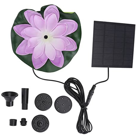 BESPORTBLE Fontaine Solaire À Fonctionnement Automatique pour Étang À Poissons De Jardin