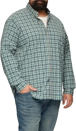 s.Oliver Herren Hemd mit Button-down-Kragen aus Baumwollstretch Hemd Langarm, Button-Down