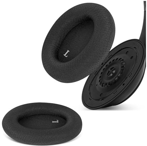 Geekria SNAP Ear Pads Replacement Kit for Beats Studio Pro Headphones, Magnetic Easy Switch Ear Cushions, Exchange Earpads in Seconds, Ear Cups Cover Repair Parts (Mesh Fabric, 2 Pairs)