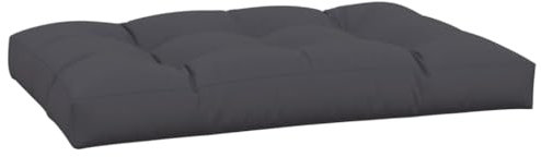 vidaXL Palettenkissen, Palettenpolster für Europaletten, Palettensofa Kissen Indoor Outdoor, Palettenauflage Sitzkissen, Anthrazit Stoff