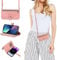 GoodcAcy Custodia a tracolla per Samsung Galaxy Z Flip 4, custodia a portafoglio in pelle con cordino rimovibile regolabile, cordino con cordino antiurto, custodia protettiva Rosa