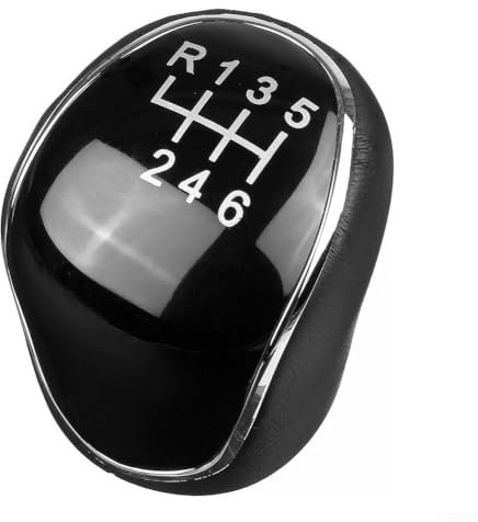 Pomo de palanca de cambios de piel sintética de 6 velocidades, para Ford, Mondeo, S-MAX, C-MAX y Focus