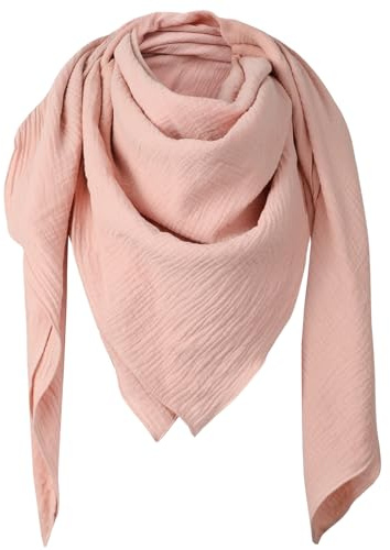Superora Damen Baumwolle Schals Quadratischer Herbst Winter 135 * 135CM | Großes Quadratisches Tuch Warm Wrap Unisex