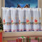Weihnachten Scheibengardine Voile Bistrogardine, Kurzgardine & Kurzstores Scheibengardine Küche Blickdicht Hellbeige Halb Transparent Stores Gardinen Fenster Fleine Fenster HxB (H*B 60*150 cm)