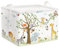 Clastyle Waldtier Kinder Wäschekorb mit Henkel Faltbar Blatt Kleidung Spielzeug Aufbewahrungskorb Jungen Mädchen Aufbewahrungsbox für Babyzimmer Bad, Tiger Koala, 40 * 30 * 30 cm