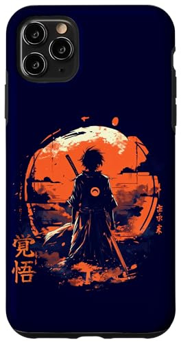 Japanese Anime Samurai Aesthetic in vaporwave harajuku style Case for iPhone 11 Pro Max