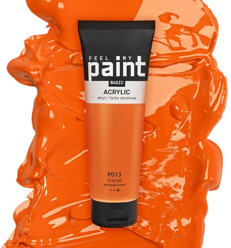 FeelMyPaint Vernice acrilica (arancione, 120 ml)