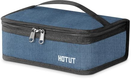 HOTUT Lunch Bag,Insulated Lunch Bags Small with Handle,Tote Cool Bag Reusable,Portable Thermal Cooler Box Bag Lunch Bag for Men Women Kids,Thermal Lunch Tote Bags for Work School Packed Lunch Sandwich