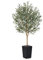 VeriNatural Olivier Artificiel 180cm-Grande Plante Artificielle d'Intérieur et Extérieur, Fausse Arbre avec Pot en Plastique Tressé Noir&Résistant aux UV-Décoration pour Maison,Balcon,VN133