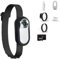 Uxsjakjsd HD 1080P Dog Tracker Collar No WiFi Needed Cat Camera Collar Camera with Video Records Cat Dog Gift White