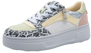 Tamaris Wide FIT Sneaker Materialmix Leder/Textil H-Weite